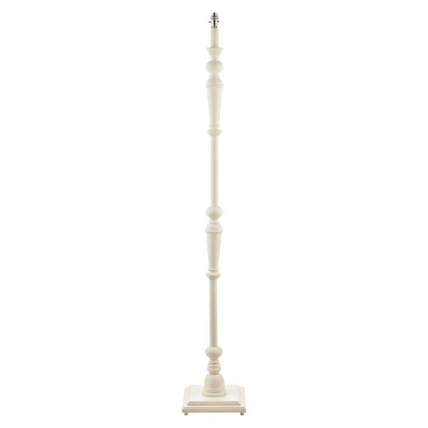 Laura Ashley Tate Painted Wood Candlestick Floor Lamp Base