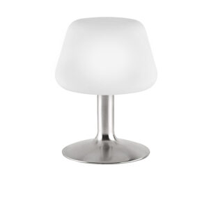 Steel Table Lamp with Opal Glass incl. LED and Touch Dimmer – Tilly