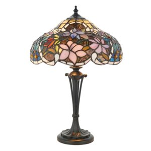 Interiors 1900 64327 Sullivan Tiffany Small Table Lamp – Height: 450mm