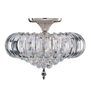 Sigma Semi Flush Oval Chandelier Ceiling Light