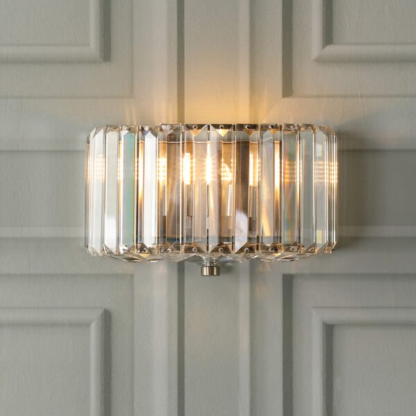 Laura Ashley Fernhurst Wall Light In Antique Brass Finish