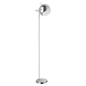 Gikona Ball Design Shade Floor Lamp In Chrome